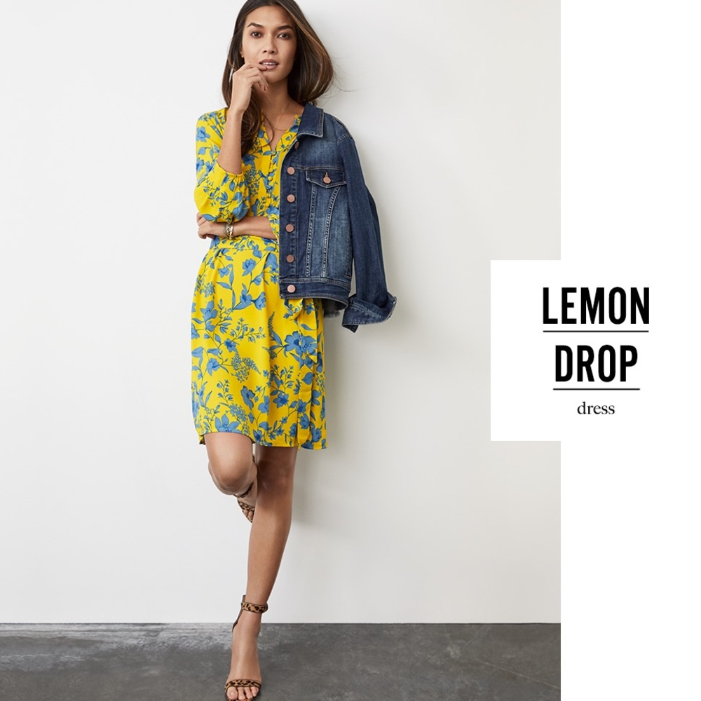 Cabi Lemon Drop Dress, Style 5794, Size XL, Worn Once
